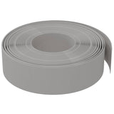 Garden Edgings 5 pcs Grey 10 m 15 cm Polyethylene - 45-Degree Angle