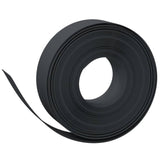 Garden Edgings 2 pcs Black 10 m 15 cm Polyethylene - Side View