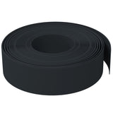 Garden Edgings 2 pcs Black 10 m 15 cm Polyethylene - Top-Down View