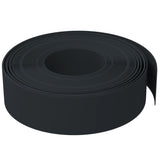 Garden Edgings 3 pcs Black 10 m 15 cm Polyethylene - Top-Down View