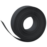 Garden Edgings 5 pcs Black 10 m 15 cm Polyethylene - Side View