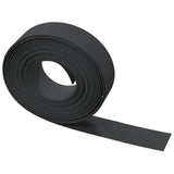 Garden Edgings 5 pcs Black 10 m 15 cm Polyethylene - 45-Degree Angle