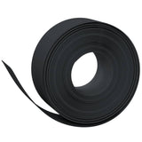 Garden Edgings 5 pcs Black 10 m 20 cm Polyethylene - Side View