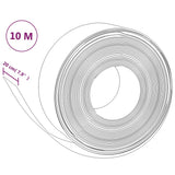Garden Edgings 2 pcs Brown 10 m 20 cm Polyethylene - Close-Up Angle