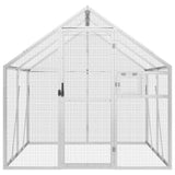 Aviary Silver 1.79x2x1.85 m Aluminium - Side View