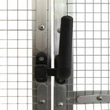 Aviary Silver 1.79x2x1.85 m Aluminium - Rear View