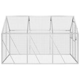 Aviary Silver 1.79x3x1.85 m Aluminium - Top-Down View