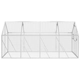 Aviary Silver 1.79x4x1.85 m Aluminium - Top-Down View