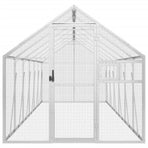 Aviary Silver 1.79x6x1.85 m Aluminium