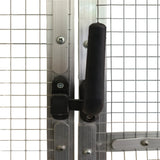 Aviary Silver 1.79x6x1.85 m Aluminium - Rear View