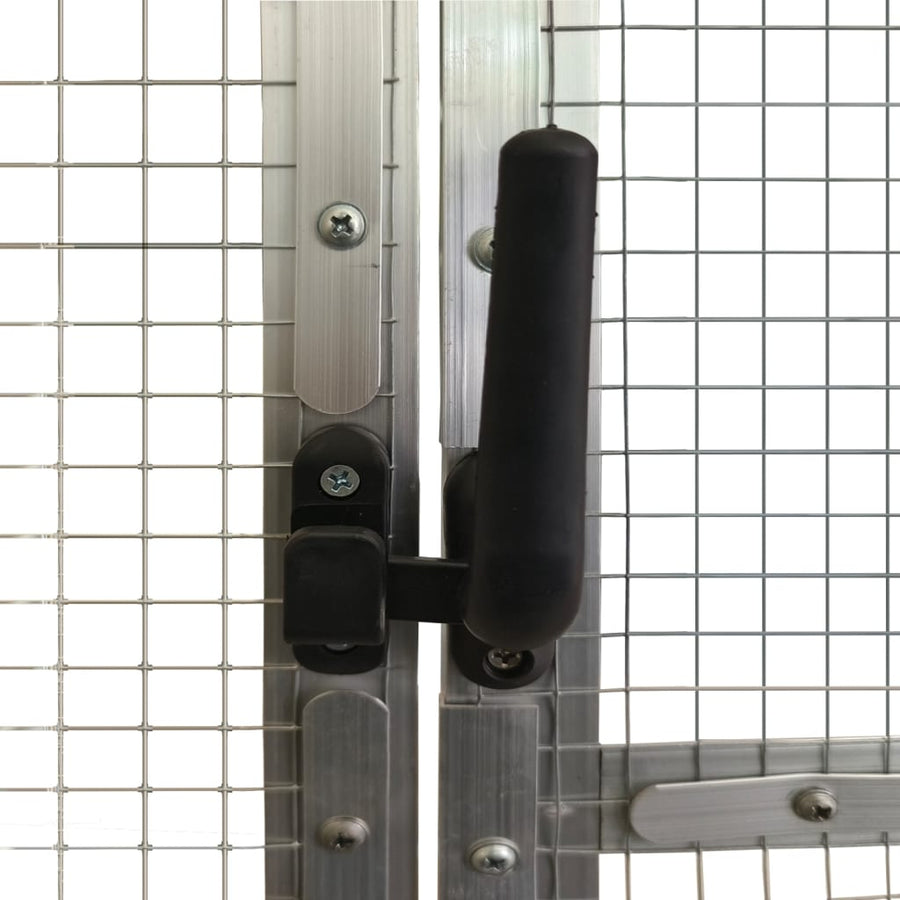 Aviary Silver 1.79x6x1.85 m Aluminium
