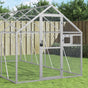 Aviary Silver 1.79x6x1.85 m Aluminium