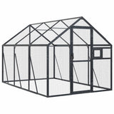 Aviary Anthracite 1.79x3x1.85 m Aluminium - Front View