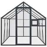 Aviary Anthracite 1.79x3x1.85 m Aluminium - Side View