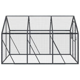 Aviary Anthracite 1.79x3x1.85 m Aluminium - Top-Down View