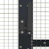 Aviary Anthracite 1.79x3x1.85 m Aluminium - Rear View