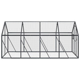 Aviary Anthracite 1.79x4x1.85 m Aluminium - Top-Down View
