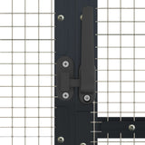 Aviary Anthracite 1.79x4x1.85 m Aluminium - Rear View