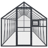 Aviary Anthracite 1.79x8x1.85 m Aluminium