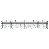 Aviary Anthracite 1.79x10x1.85 m Aluminium - Top-Down View