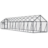 Aviary Anthracite 1.79x10x1.85 m Aluminium - 45-Degree Angle