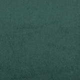High Back Chair Dark Green Velvet Button Design