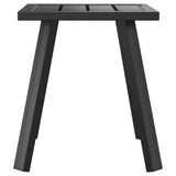 Garden Table Anthracite 34x34x38 cm Steel - Side View