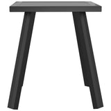Garden Table Anthracite 34x34x38 cm Steel - Top-Down View