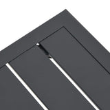 Garden Table Anthracite 34x34x38 cm Steel - Rear View