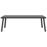 Garden Coffee Table Anthracite 110x55x35cm Steel