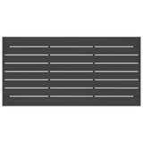 Garden Coffee Table Anthracite 110x55x35cm Steel - 45-Degree Angle