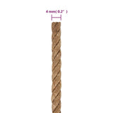 Jute Rope 100 m Long 4 mm Thick - Rear View