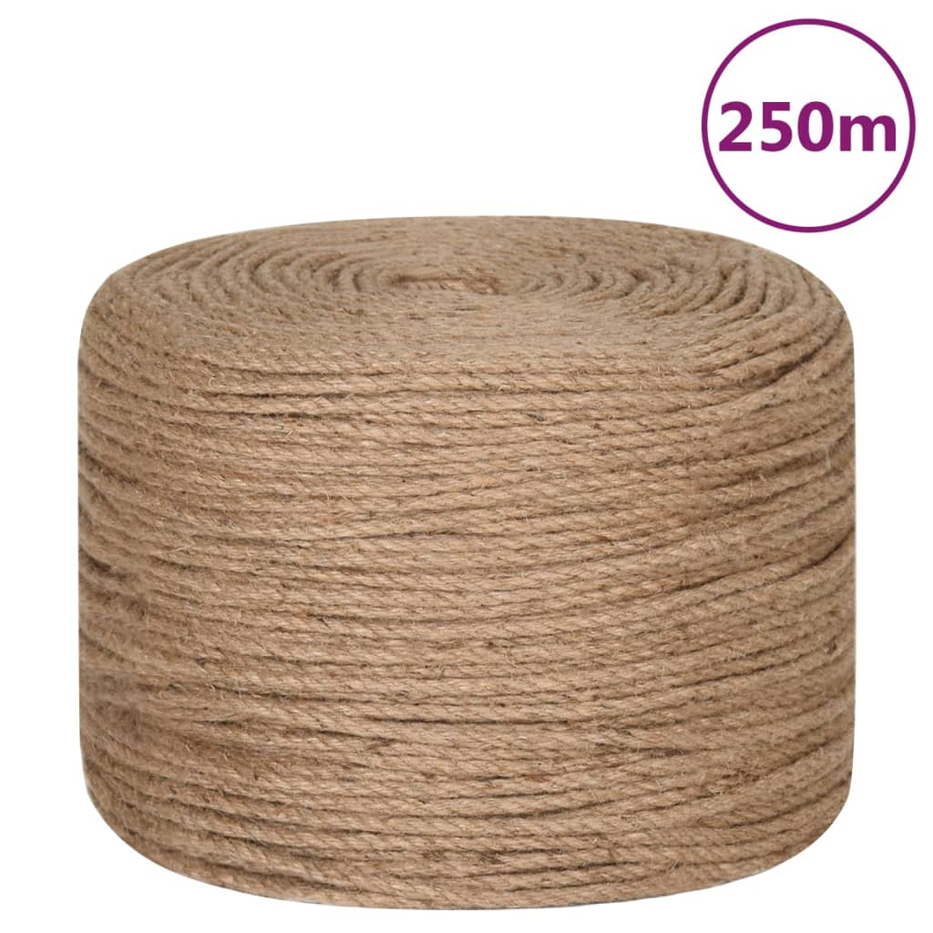 Jute Rope 250 m Long 4 mm Thick