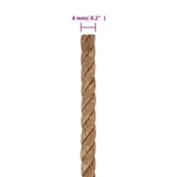 Jute Rope 250 m Long 4 mm Thick - Rear View