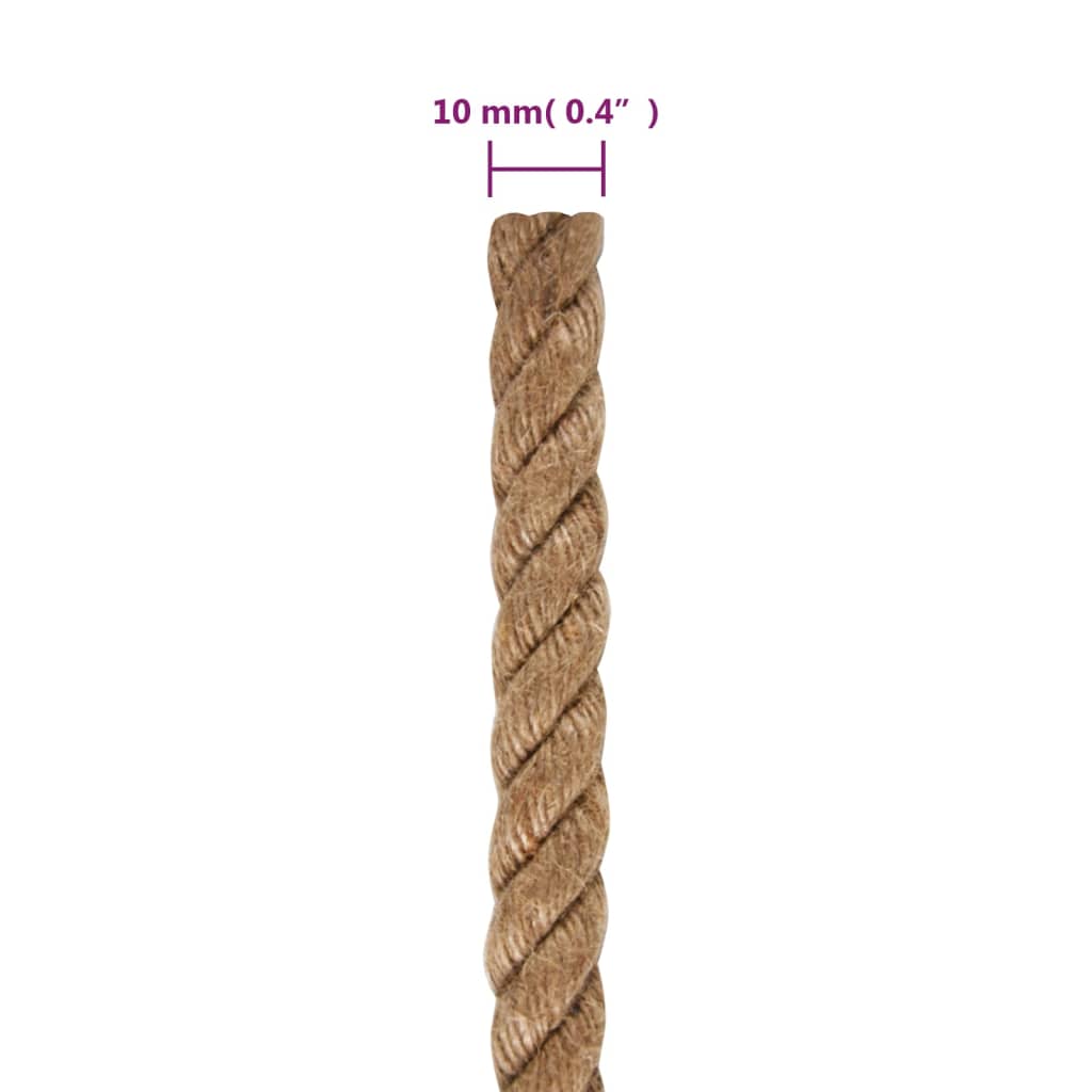 Jute Rope 25 m Long 10 mm Thick