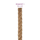 Jute Rope 25 m Long 10 mm Thick - Rear View