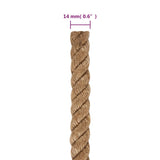 Jute Rope 50 m Long 14 mm Thick - Rear View