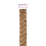 Jute Rope 25 m Long 24 mm Thick - Rear View