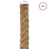 Jute Rope 25 m Long 24 mm Thick - Rear View