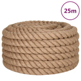 Jute Rope 25 m Long 36 mm Thick - Front View