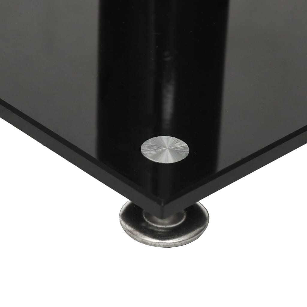 Speaker Stands 2pcs Black&Silver 3 Pillars Design