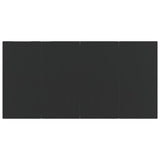 7 Piece Garden Dining Set Black Poly Rattan - Extra Image