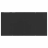 7 Piece Garden Dining Set Grey Poly Rattan - Low Angle