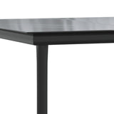 5 Piece Garden Dining Set Dark Grey Poly Rattan - Extra Image