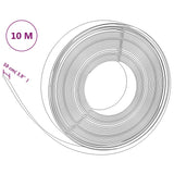 Garden Edging Black 10 m 10 cm Polyethylene