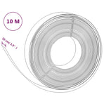 Garden Edging Brown 10 m 10 cm Polyethylene