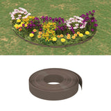 Garden Edging Brown 10 m 10 cm Polyethylene