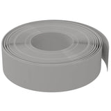 Garden Edging Grey 10 m 15 cm Polyethylene - Side View