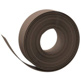 Garden Edging Brown 10 m 15 cm Polyethylene - Front View