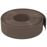 Garden Edging Brown 10 m 15 cm Polyethylene - Side View